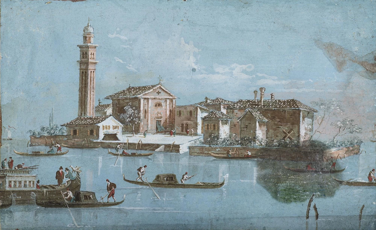 Veduta dell'isola di San Giorgio in Alga
